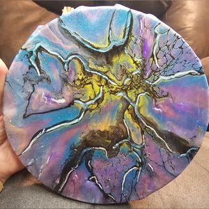 Handpainted Acrylic Painting 7"x7"